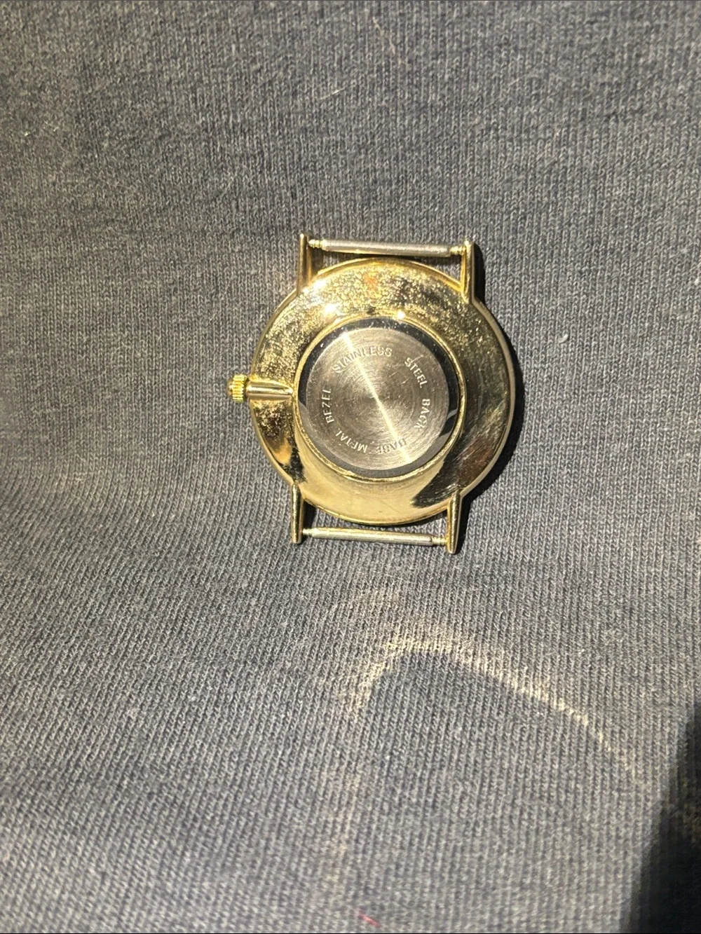 Gold and Black Quartz Watch - Classic Dress Style